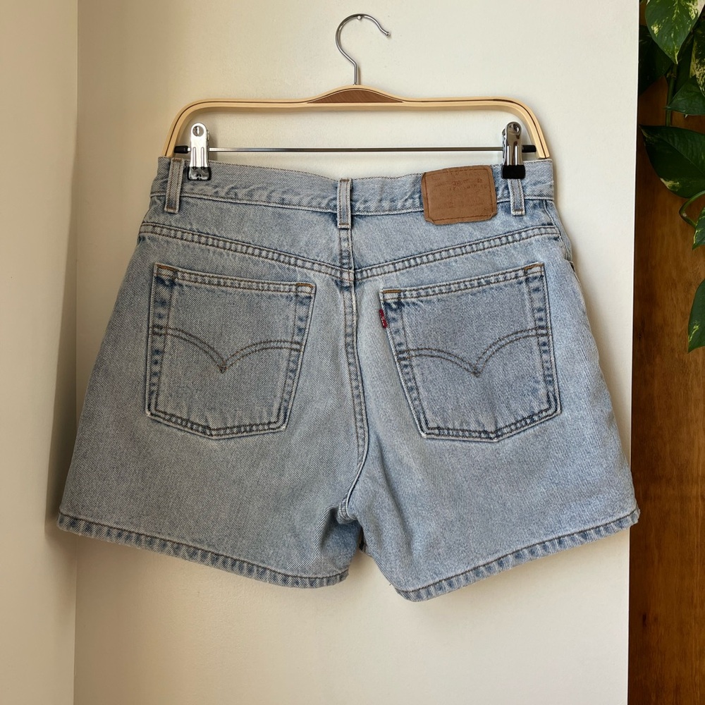 Levi's Light Blue Jean Shorts